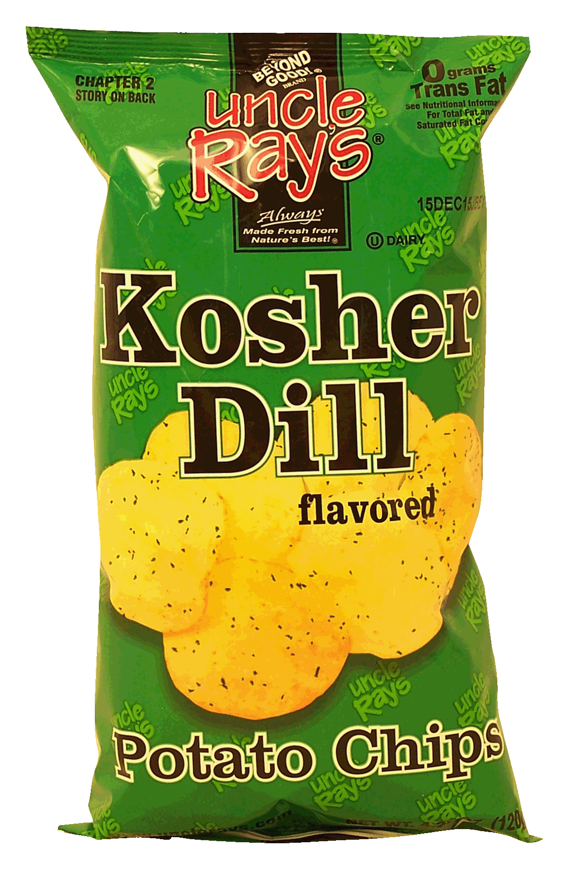 Uncle Ray's  kosher dill flavored potato chips Full-Size Picture